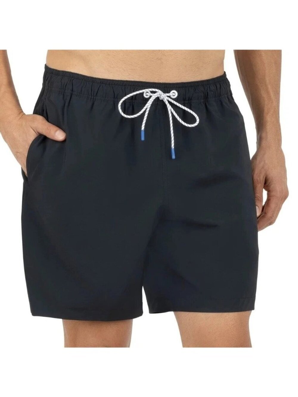 NWT Bonobos Men's M Swim Shorts Black UPF 50+ Quick Dry Mesh Liner